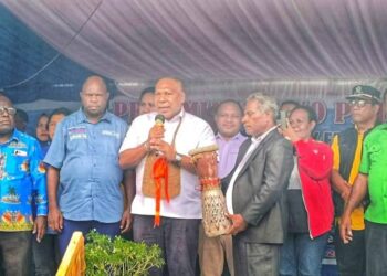 Rumah Prang Diresmikan , Hermes Felle : Kabupaten Jayapura Basis Kemenangan MDF-AR