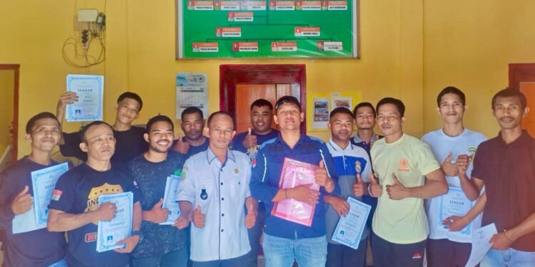 Wujud PLN Untuk Rakyat, 20 Pemuda Desa Tawa Raih Sertifikat _Security_ Melalui Program TJSL