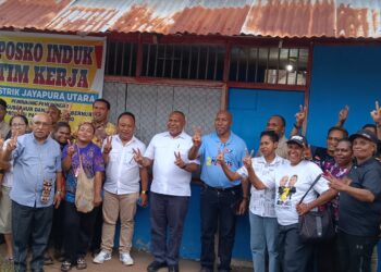 Cawagub Papua Aryoko Rumaropen Resmikan Posko Induk Tim Kerja Saireri Tabi Nusantara Distrik Jayapura Utara