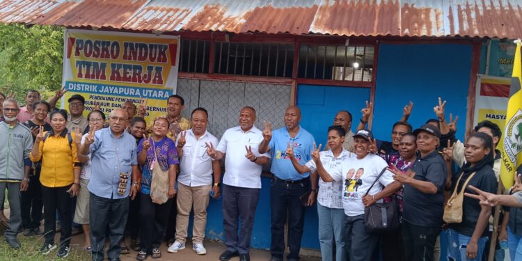 Cawagub Papua Aryoko Rumaropen Resmikan Posko Induk Tim Kerja Saireri Tabi Nusantara Distrik Jayapura Utara