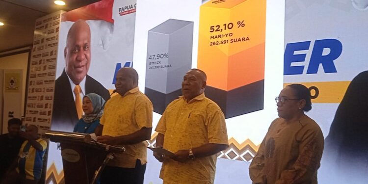 Meledak Survei Reel Count, Mari Yo Unggul 52,10, Persen, Langsung Ucapkan Terima Kasih kepada Rakyat Papua 