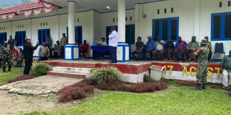 Kementerian Perumahan Survei Lokasi Pembangunan Rumah Bantuan di Mamteng