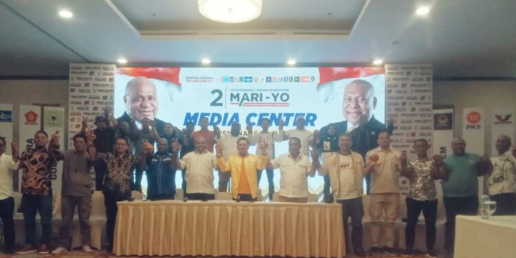 Matius Aryoko Ucapkan Terima Kasih Kepada Rakyat Papua, Partai Pendukung serta Media Elektronik dan Cetak.
