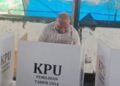 MDF Coblos di TPS 17, Serukan Demokrasi Damai di Papua