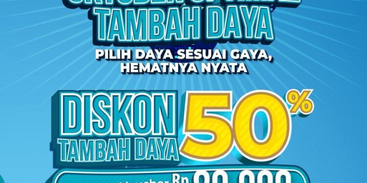 Promo Spesial Hari Listrik Nasional ke-80, Tambah Daya Listrik Diskon 50%