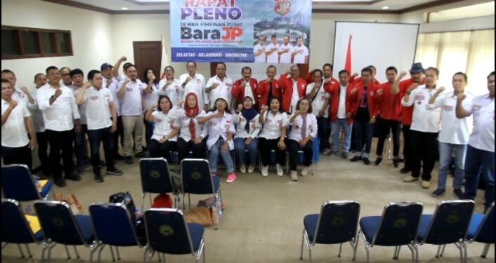 DPP Bara JP Gelar Rapat Pleno Nasional Menyusun Langkah Strategis Dukung Pemerintahan Prabowo–Gibran 
