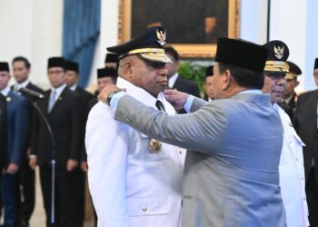 Presiden Prabowo Lantik Matius Fakhiri Aryoko Rumaropen Sebagai Gubernur dan Wakil Gubernur Papua Periode 2025-2030