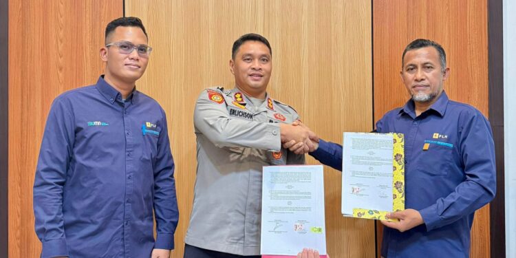 PLN UIP MPA Gandeng Polres Halut Amankan Proyek Sistem Kelistrikan Halmahera Utara