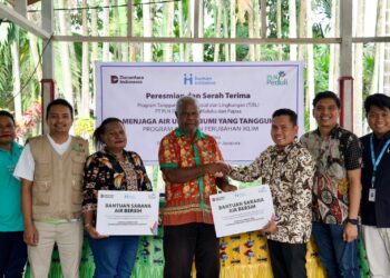 PLN UIP MPA Hadirkan Akses Air Bersih di Sabron Yaru sebagai Upaya Adaptasi Perubahan Iklim