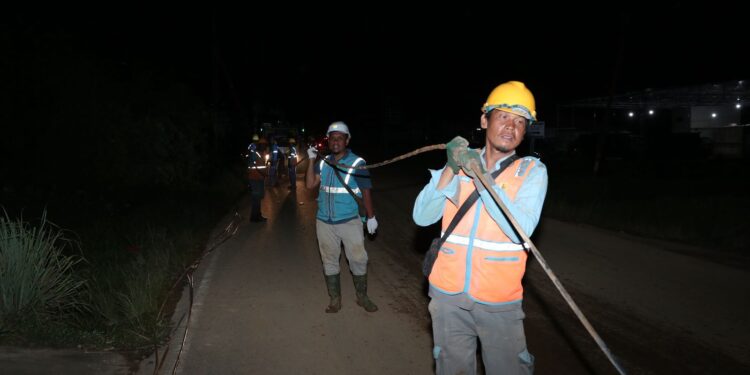 Listrik Sumut Hampir Pulih Sepenuhnya, PLN All Out Hidupkan Kembali Listrik Sibolga dan Tapanuli Tengah