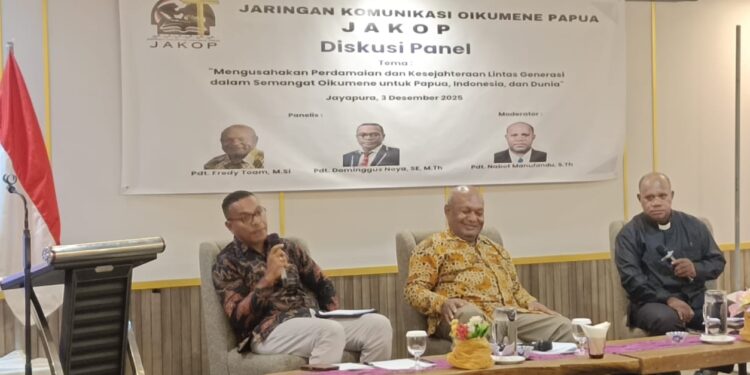 JAKOP Gelar Diskusi Panel Mendorong Perdamaian dan Kesejahteraan dalam Semangat Oikumene untuk Papua, Indonesia dan Dunia