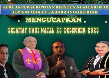 Sambut Malam Kunci Tahun, GPKAI Jemaat ORA ET LABORA Inggiri Biak Akan Gelar Praise dan Worship