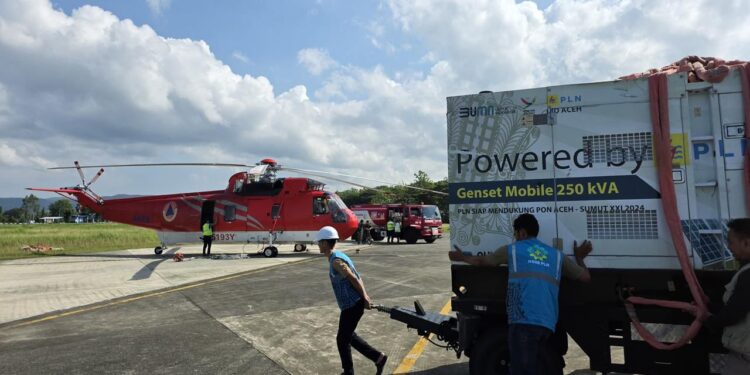 Pulihkan Objek Vital, PLN Terbangkan Genset untuk Listriki RSUD Datu Beru Takengon