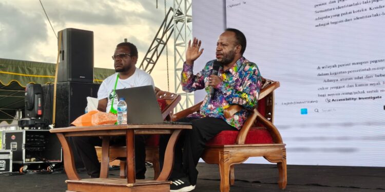 Ketua Dewan Adat Papua Korwil Mee Pago, Okto Pekey : Hak Politik Masyarakat Adat Sering Diabaikan dalam Proses Demokrasi di Papua Tengah