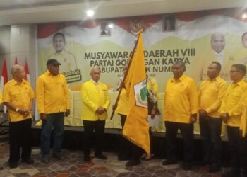 Terpilih Aklamasi Pimpin Golkar, Markus Mansnembra Siap “Kuningkan” Biak Numfor dan Sapu Bersih Kursi DPRK Biak