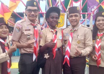 Peringatan Hari Baden-Powell ke-169, Pramuka Jayapura Tegaskan Komitmen Takwa dan Cinta Lingkungan