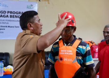 Dorong Ketangguhan Masyarakat, PLN UIP MPA Luncurkan Program Skouw Mabo Siaga Bencana