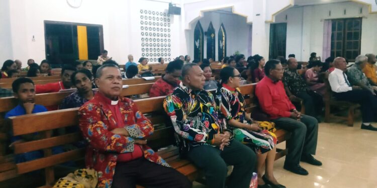 Suku Byak di Tanah Tabi Ibadah Syukur Perayaan 118 Tahun Injil Masuk di Maudori Supiori