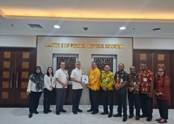 Audiens ke KSP, Supiori Masuk Radar Prioritas Nasional Peningkatan Konektivitas Antarwilayah