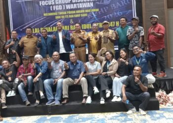 Wartawan Indonesia Reformasi Kabupaten Biak Numfor Gelar FGD Bersama Pemda Biak