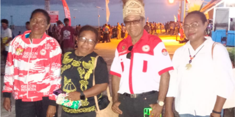 GERCIN Saireri Sambut Kunjungan Kerja Gubenur Papua dan Rombongan di Kabupaten Supiori