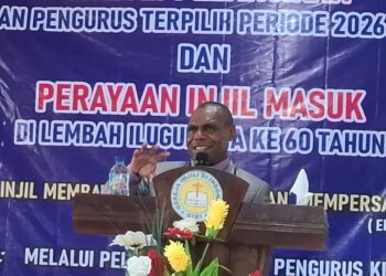 Perayaan HUT Ke-60  Masuknya Injil di Elugun Ima, Umat GIDI Klasis Woso Diminta Hidup Serupa Karakter Kristus