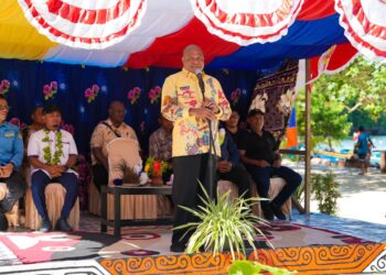 Kunker Gubernur Matius Fakhiri di Pulau Numfor : Pemerintah akan Siapkan Hub Perikanan, Lengkapi Cold Storage dan Pabrik Es