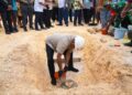 Kunker Gubernur Papua di Biak, Letakkan Batu Pertama Pembangunan Koperasi Merah Putih di Kampung Warsansan