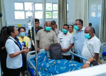 Kunker Gubernur Papua MDF di Biak : Meninjau RSUD Biak dan Menilai Layak Jadi Contoh Bagi Rumah Sakit di Papua
