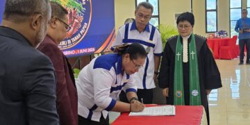 Pelantikan Dewan Kurator dan Caretaker DPW FGM se-Papua, Momentum Mempererat Semangat Pelayanan Generasi Muda Mendukung Misi GKI Di Tanah Papua
