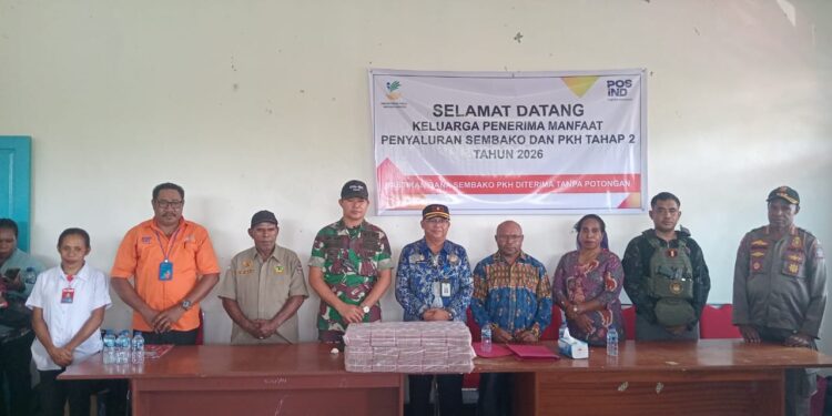 Penyaluran Bantuan Sembako dan PKH Tahap II Tahun 2026 di Yahukimo Resmi Dimulai