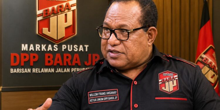 HUT ke-13 Bara JP, Willem Frans Ansanay Ajak Relawan Tetap Solid dan Konsisten Mengawal Pembangunan Bangsa