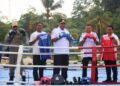 Pemkab Supiori Siap Gelar Turnamen Tinju HUT RI ke-80, Fasilitas Resmi Diserahkan