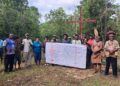 Tancap SALIB MERAH di Warbon Biak, Simbol Larangan Keras, Tolak Pembangunan Bandar Antariksa