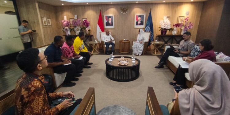 Bupati Jayapura Audiensi dengan Kementerian Perdagangan RI, Dorong Revitalisasi Pasar dan Penguatan Ekonomi Lokal