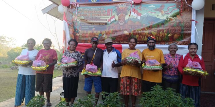 Tomy Kogoya Ajak Warga Biak Perkuat Persaudaraan saat Peringatan HUT RI ke-81
