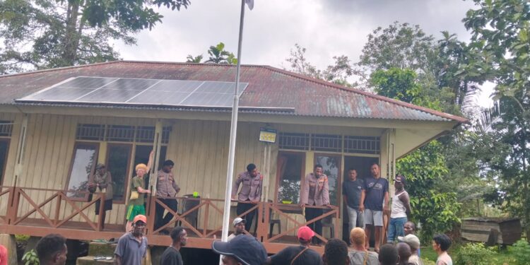 Kamtibmas Pospol Batas Batu Nduga Aman dan Kondusif Selama 1×24 Jam