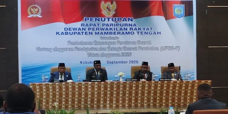 DPRK Mamberamo Tengah Sahkan APBD Perubahan 2026, Prioritaskan Pendidikan, Kesehatan, dan Infrastruktur